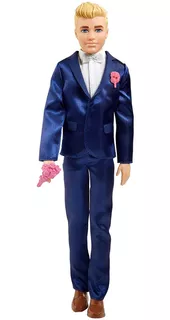 Barbie Ken Muñeco Vestido Con Traje De Novio Accesorios Boda