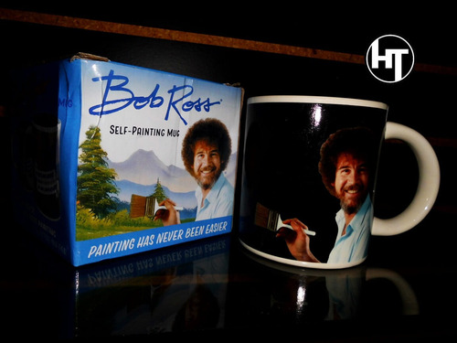 Imagen 10 de 10 de Bob Ross, Self Painting Mug, Taza, Original Oficial, Nueva