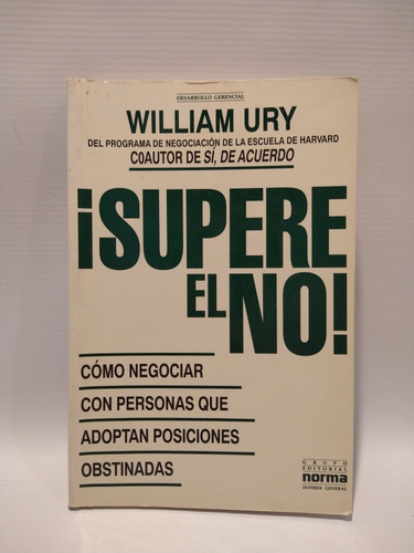 Supere El No William Ury Norma