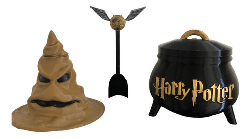 Set Mate Harry Potter - Solo Caldero, Sombrero Y Cuchara -