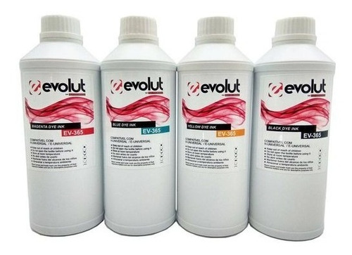 Kit Tinta Evolut Ev365 673 664 1litro