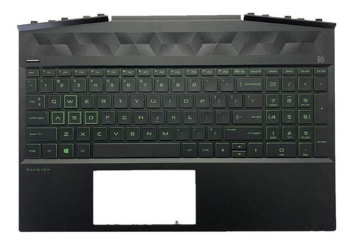 Teclado Para Hp Gaming Pavilion 15-dk, Gamer/negro