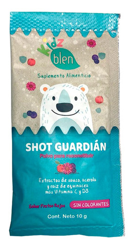 Shot Guardián Con Vitaminas Para Niños 10 Gr Blen Individual