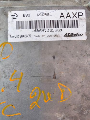 Computadora Chevrolet 12642569 Equinox Captiva 2.4 2010-2012 (Usado)