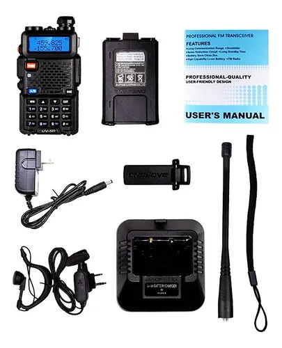 8w Radios De Comunicacion Walkie Talkie Uv5r 128 Canale 10km