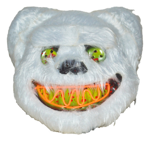 Mascara Animales De Terror Peludos Con Luz Halloween