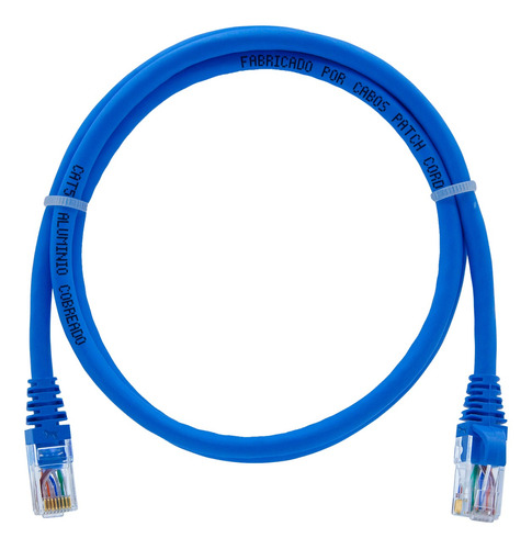 Cabo Rede Cat5e Utp Conector Rj45 - 1 Metro Preto Alta Qualidade. Aumentar Velocidade De Sua Rede Internet. 