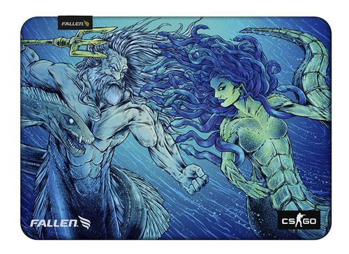 Mousepad Gamer Fallen CS:GO Eco Medusa Sem Costura Speed Azul