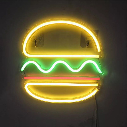 Led De Neón Para Hamburguesas