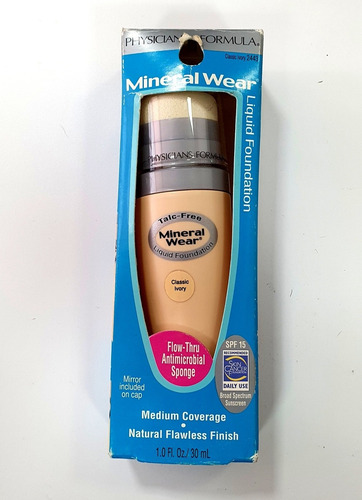 Mineral Wear Talc Free Liquid Foundation Physicia Formula