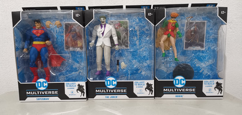 Mcfarlane Toys Tdkr Superman, Joker, Robin