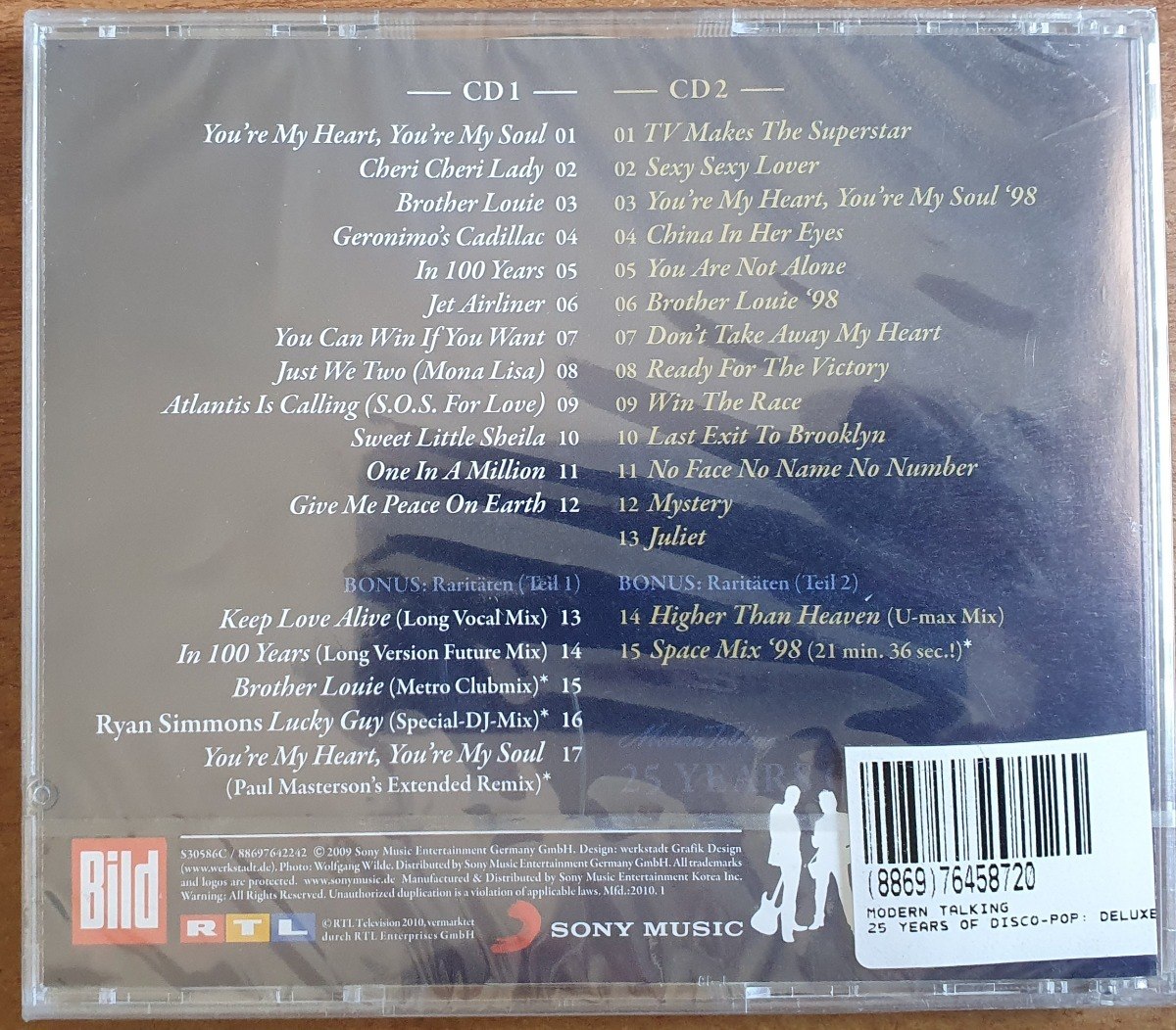 Cd Modern Talking - 25 Years Of Disco-pop(import) E.u.a 2cds | Mercado ...