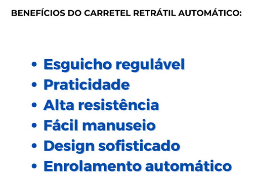 Imagem 4 de 5 de Suporte Enrolador Mangueira Automática 25 Metros Nova Forma