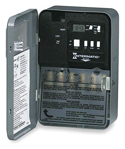 Intermatic Temporizador Electrónico De Calentador De Agua, 3