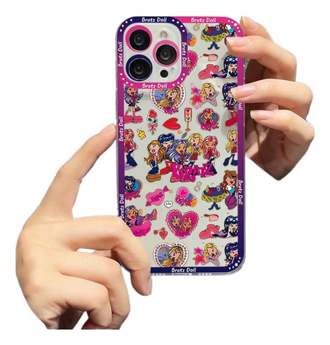 Bonita Funda De Teléfono Bratz Doll Para iPhone 14, 13, 12,