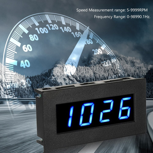 A Medidor De Velocidad Tachom Rpm Con Pantalla Led Digital