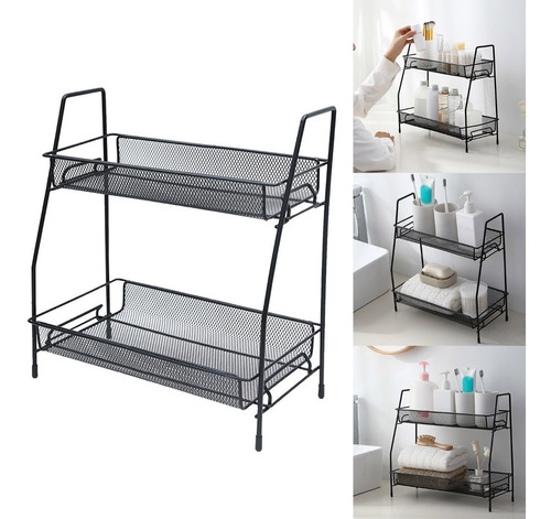 Mini Rack Estanteria Organizador Repisas Cocina Baño Casa