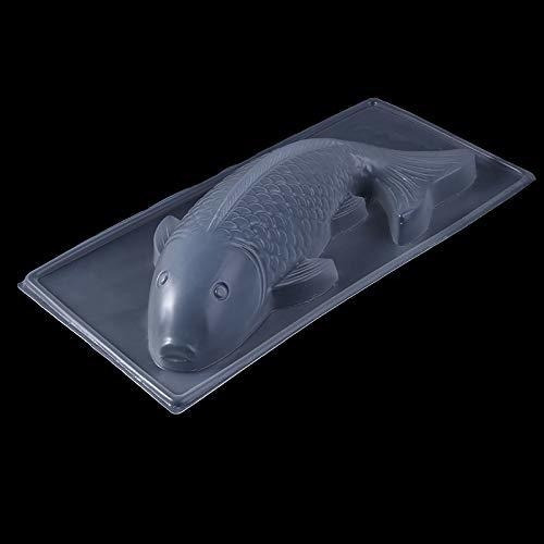 Molde - Xisaok 3d Koi Fish Plastic Cake Chocolate Mould Jell