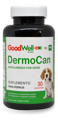 Antialérgico Perros - Dermocan Antialérgico X 30 Comprimidos