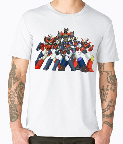 Playeras Cleen Alexer Mazinger Z Todos Los Robots Mod 21