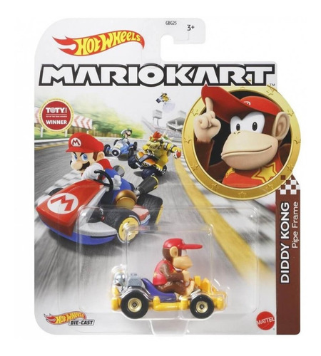 Hot Wheels Mario Kart Diddy Kong Pipe Frame