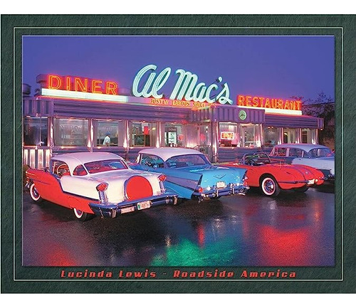 Desperate Lewis Roadside America Letrero Lata Al Mac S Diner