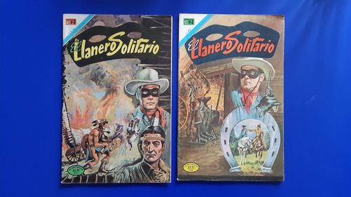 Revistas Comics Llanero Solitario Set De 2 1970 Ed Novaro
