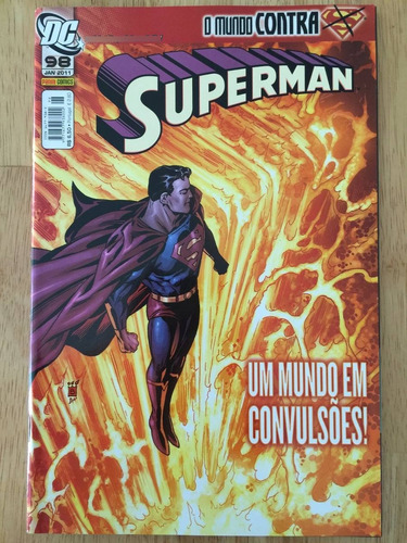 Dc Comics Superman Nº 98 Jan/2011 - Um Mundo Em Convulsões!
