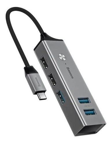 Hub Adaptador Baseus Type C - 5 Portas Usb Pc Notebook