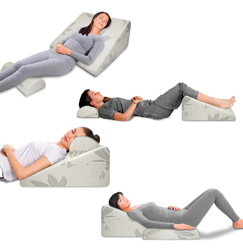 Cojin Antireflujo Y Almohada Memory Foam Multiusos 4en1 .  