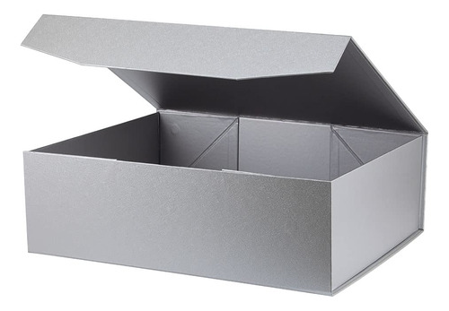 Obmmirao Caja De Regalo Extra Grande De 5 Piezas Color Gris