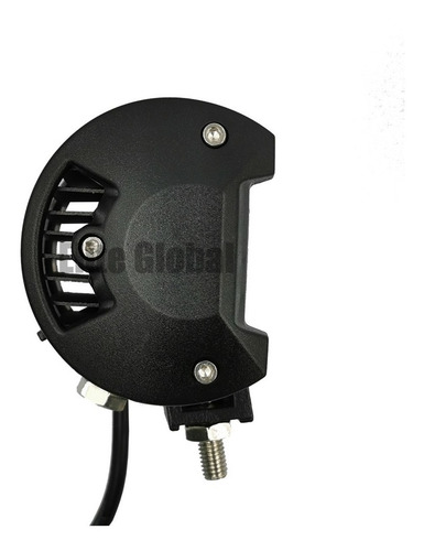 1 Farol De Milha Jeep Off Road Suv Led 60w Luz Branca +botão