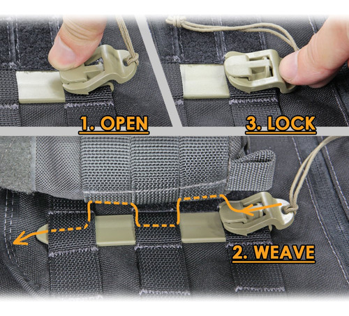 Vanquest - Varillas Molle De 5 Pulgadas (4 Unidades) (bronce