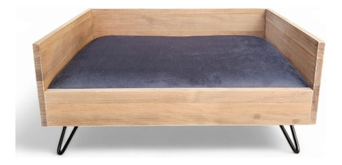 Cama Catre Para Mascota Perro Gato Diseño Sofá De Madera