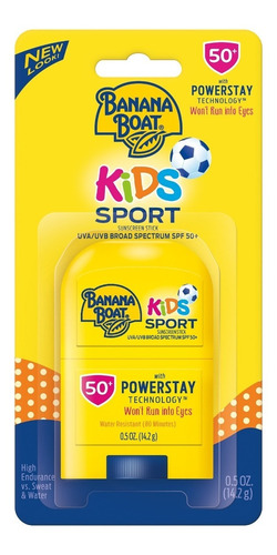 Banana Boat Kids Sport Sunscreen Stick Powerstay Tech Spf 50