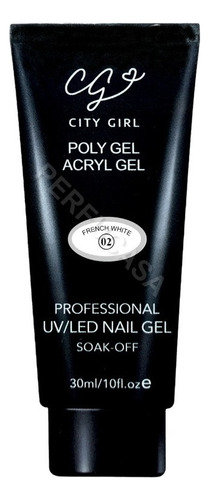 Polygel Powder Gel 30ml Uñas Esculpidas City Girl Uv/led Color 002