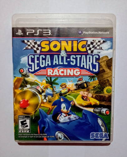 Sonic Y Sega All Star Racing Ps3 Fisico En Buen Estado!