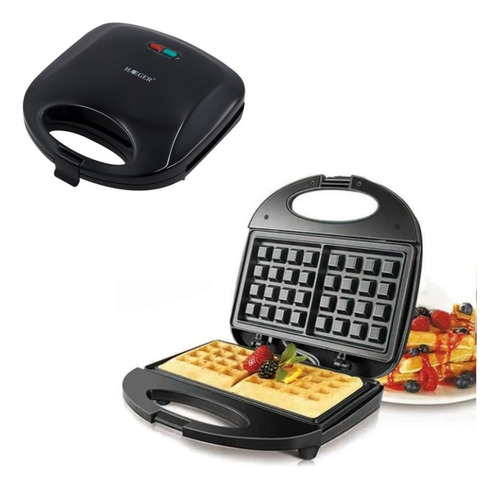 Waflera Sandwichera Maquina Para Hacer Waffles Mini Waflera