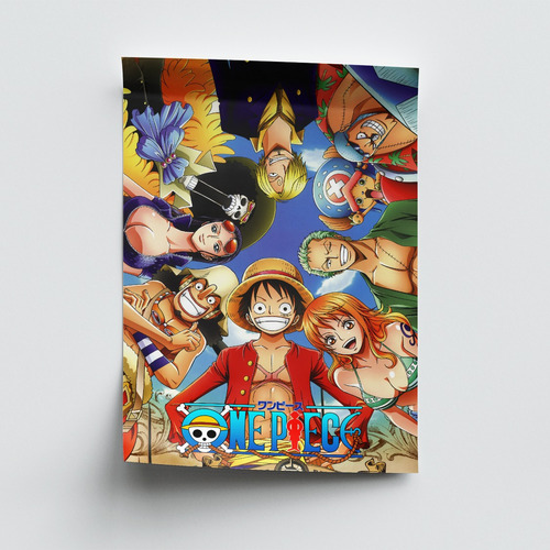 5 Posters One Piece 33 X 48 Cm