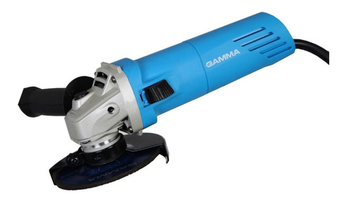 Imagen 2 de 8 de Amoladora Angular Gamma 115 Mm 750 W + 10 Discos + Maletin