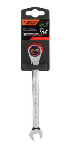 Llave Combinada Con Matraca 7/16´ X 160mm Mecanica 15737