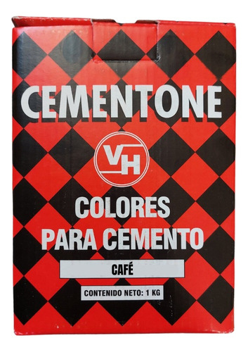 Colorante Para Cemento Cafe Caja De 4kg Cementone 