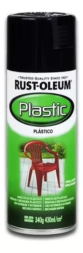 Aerosol P/plasticos Rust Oleum Blanco/negro/primer Pintumm