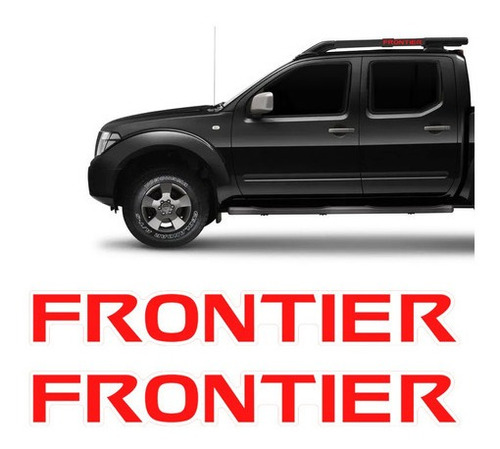 Adesivo Frontier Nissan Ano 12/...  Longarina Sem Resina Par