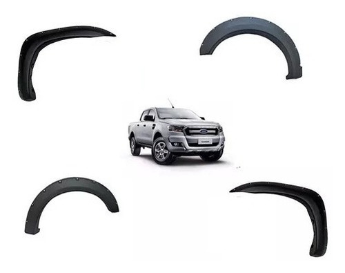 Jgo Moldura Arco Cantonera Ranger 2017 2018 2019 Fibra Eca