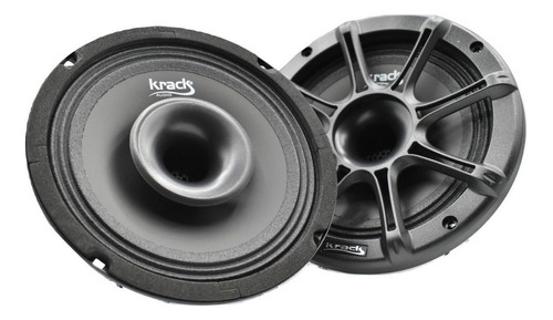 Set Medio Rango Krack Kmh6504 Alto Rendimiento 6.5 250 Watts