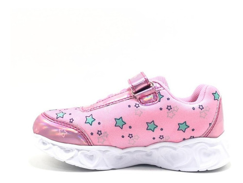 Zapatilla Nena Con Luz Velcro Livianas Botanguita Rinsey