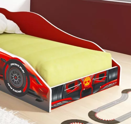 Cama Infantil Carro Drift - Vermelho / Branco - Rpm Móveis