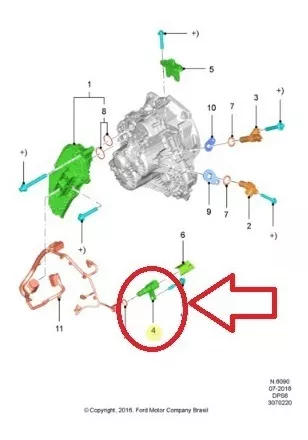 Sensor 1 De Velocidade Cambio Power Shift Ecosport 12/17