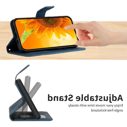 Funda Para Honor X7b Pu Funda Abatible De Cuero Tpu A De